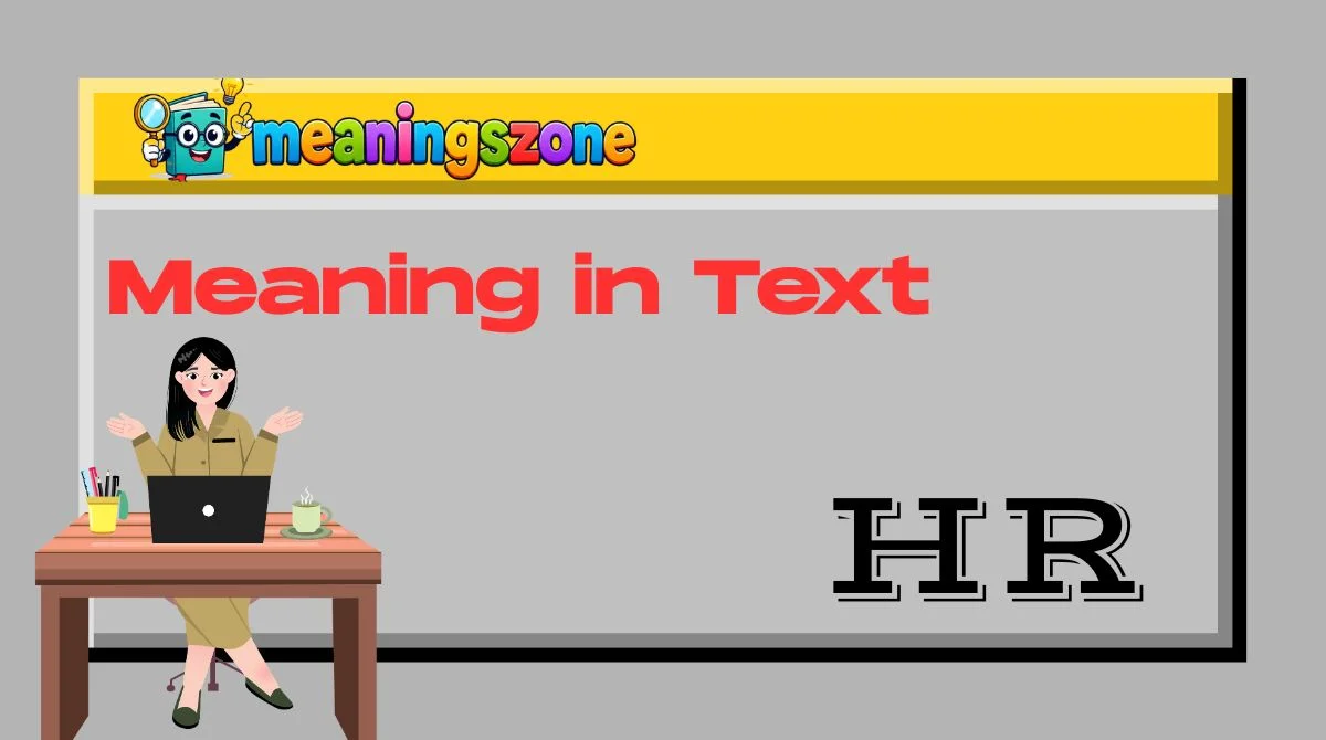 HR Meaning in Text