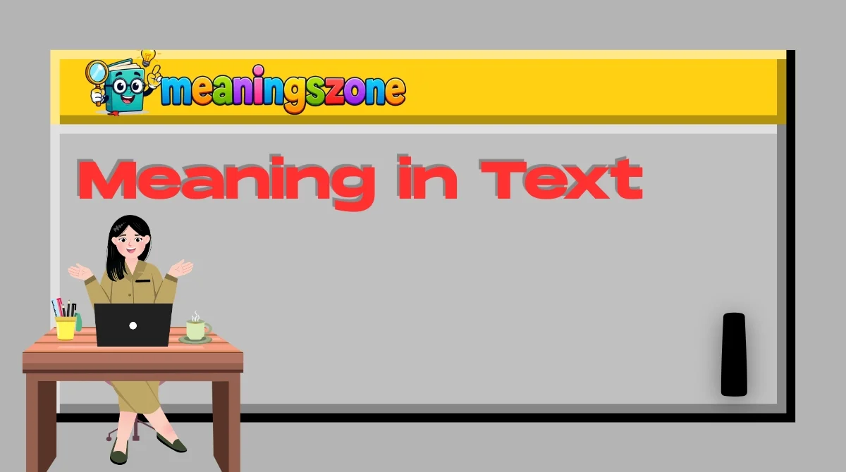 I Meaning in Text