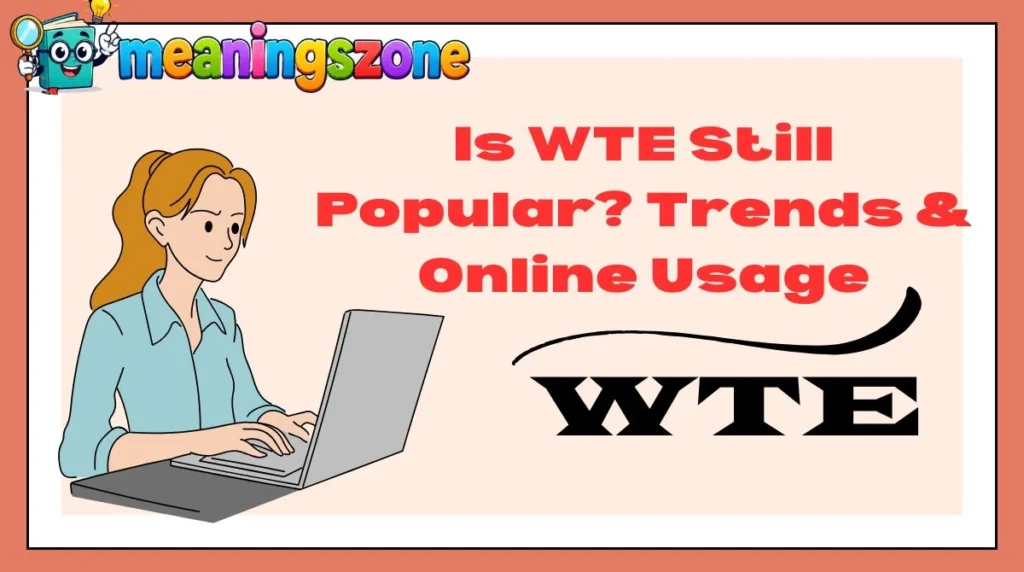 Is WTE Still Popular? Trends & Online Usage