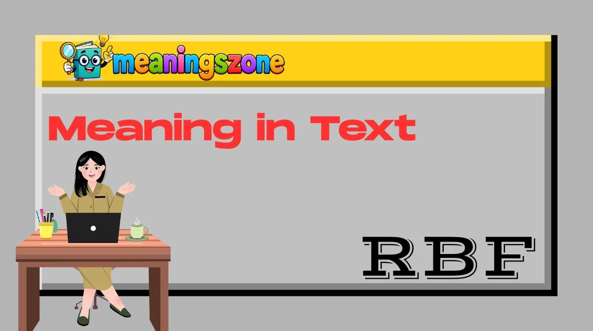 RBF Meaning in Text