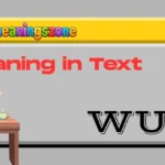 WUD Meaning in Text