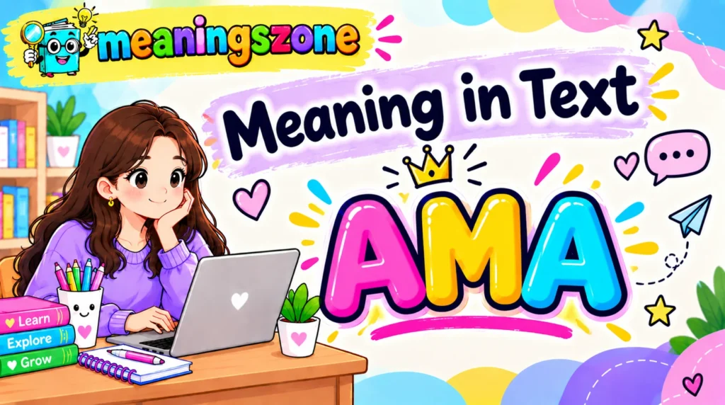 AMA Meaning in Text