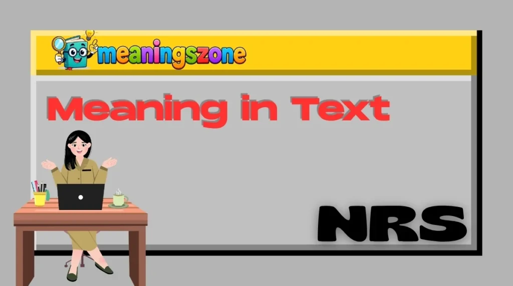 NRS Meaning in Text