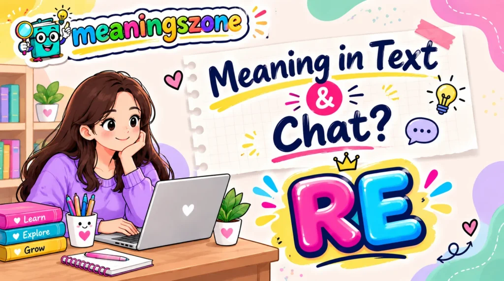 What Does RE Mean in Text & Chat?